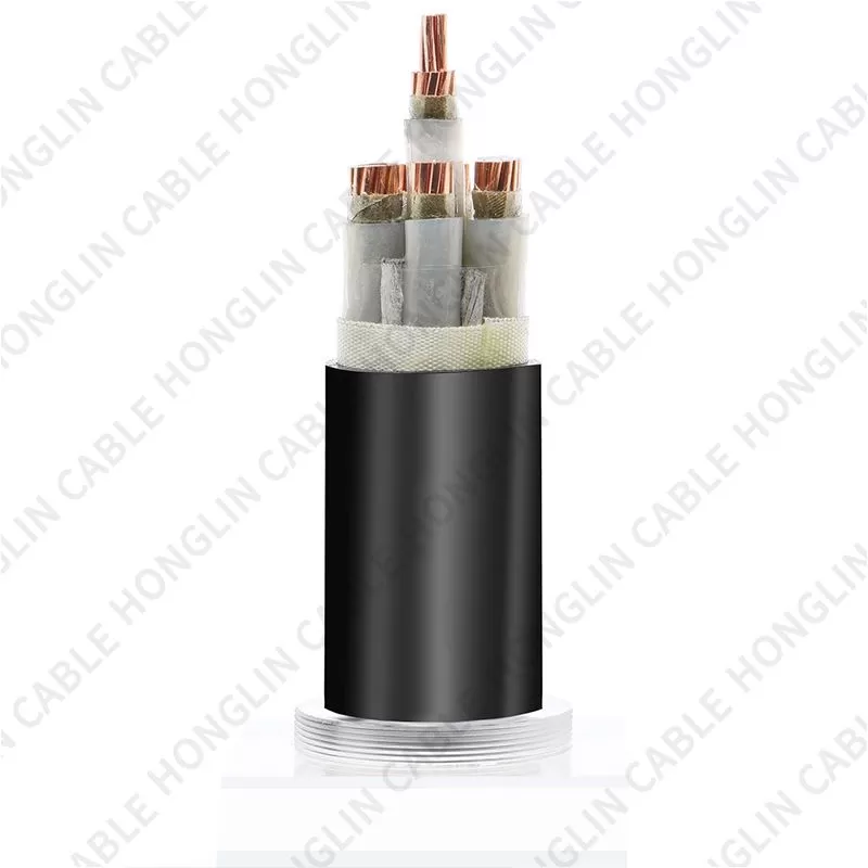 High Quality 2/3/4/5 Core YJV22 Armored Cable 4x95 4x120 4x150 4x185 mm XLPE Insulated  Cable Steel Wire Armoured Cables