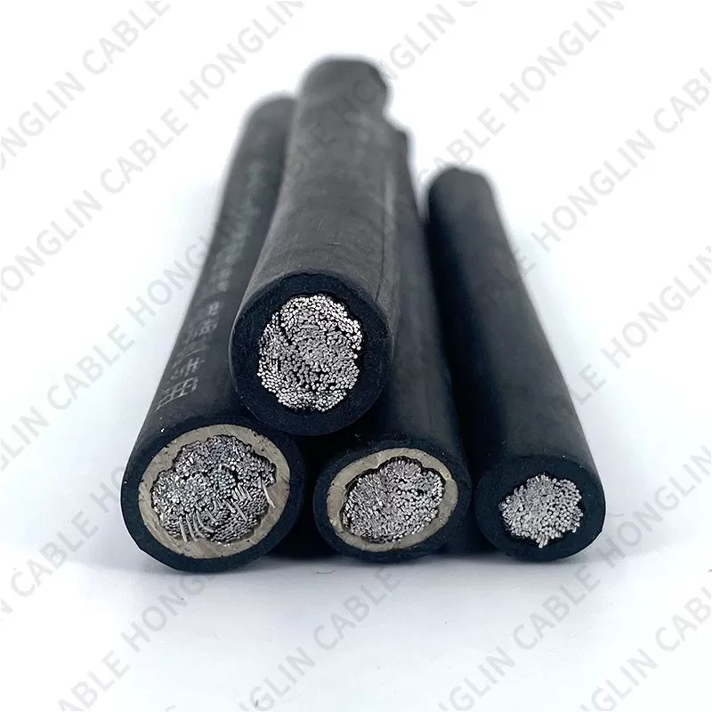 Electrical low voltage rubber sheathed soft 95mm2 welding cable Welding Machine Cable Alloy conductor