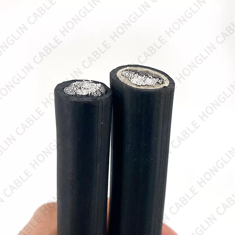 Electrical low voltage rubber sheathed soft 95mm2 welding cable Welding Machine Cable Alloy conductor