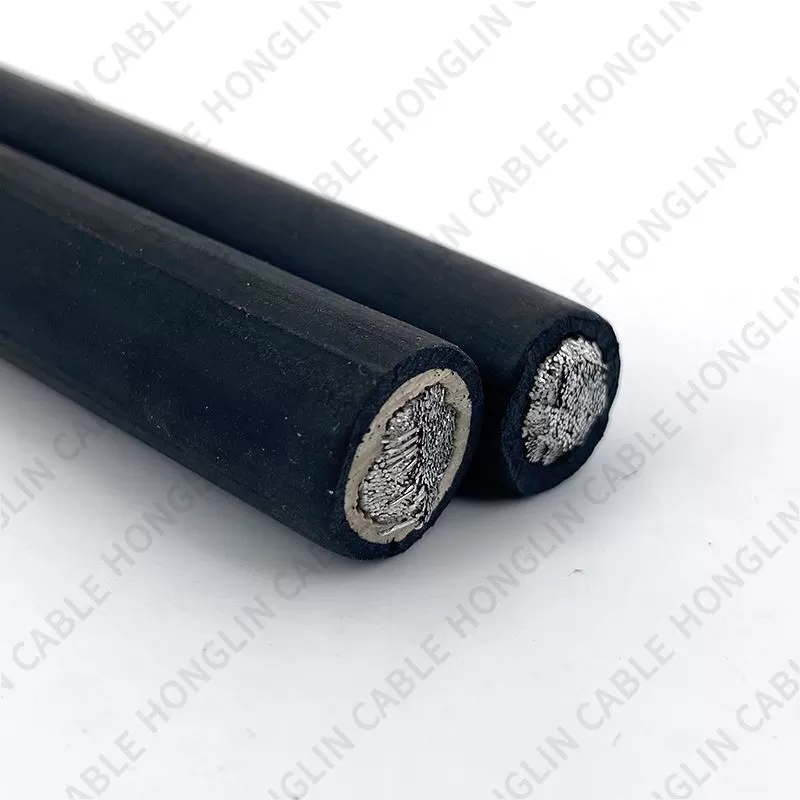 Electrical low voltage rubber sheathed soft 95mm2 welding cable Welding Machine Cable Alloy conductor